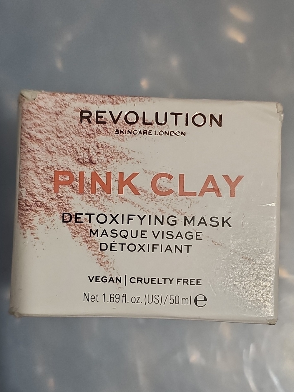 Revolution Pink Clay Detox Mask - White & Pink Packaging